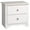 White, variant on Pemberly Row Contemporary 2 Drawer Nightstand in Drifted Gray