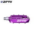 thumbnail image 3 of Wosthever ZTTO 1 par Pedal de bicicleta Eje de acero L7U Cojinete Seguro antideslizante Pedales de color sólido Suministros de piezas de ciclo Ciclismo Púrpura, 3 of 6