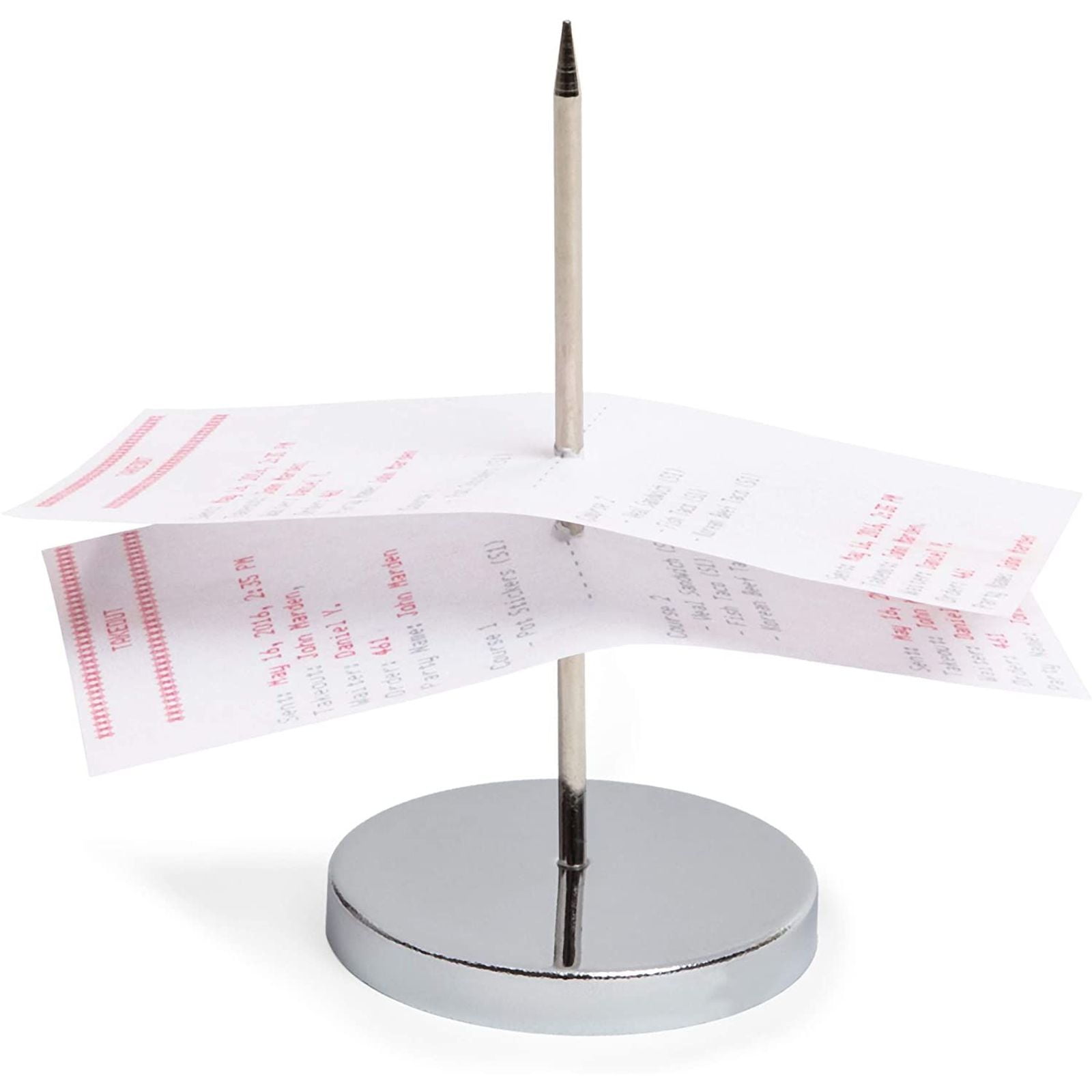 2SETS Metal CHECK SPINDLE receipt holder TICKET SPIKE table service register 