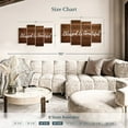 thumbnail image 4 of Elephant Stock Blessed And Grateful Typography I Wall Art - Horizontal Multi Panel Canvas - Living Room Wall Decor - Wall Signs Multi Panel - Brown And Black Decor - 36" x 22", 4 of 8