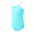 thumbnail image 2 of Quaouag Ballet Leotards,Cotton Camisole Ballet Leotards for Girls/Toddlers/Kids,Double Strap Gymnastics and V-Neck Ballet Dancewear, 2 of 8
