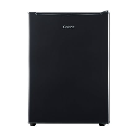 Galanz 2.5 Cu ft One Door Fridge, Black Estar, New