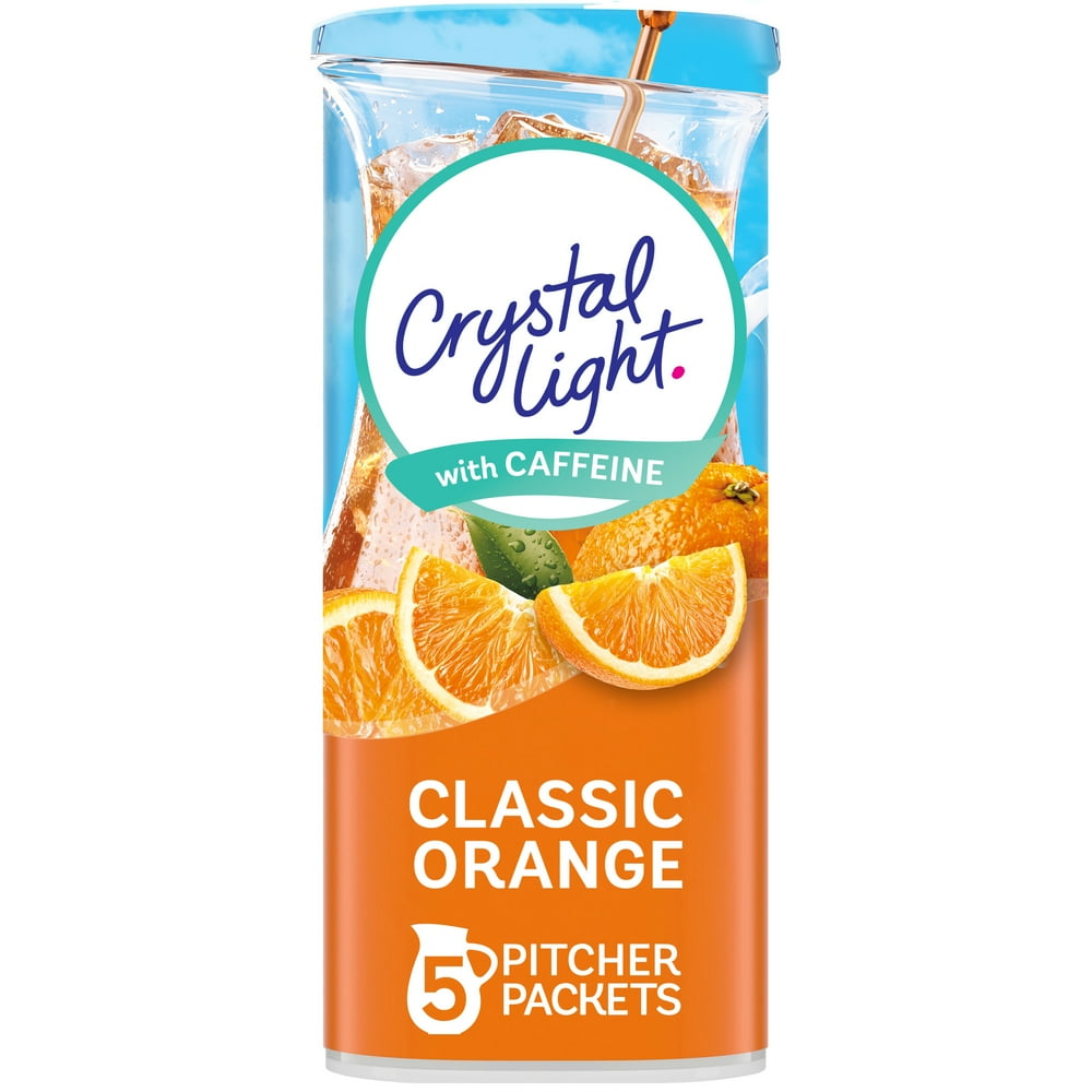 Crystal Light Classic Orange Naturally Flavored Powdered Drink Mix, 5