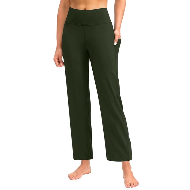 Pantalones deportivos de yoga de cintura alta para mujer - Leggings de entrenamiento con bolsillos - Poliéster/spandex - Tallas S-XXXL