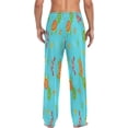 thumbnail image 3 of Cartoon Marine Animals Men's Pajama Pants Lightweight Sleepwear Bottom Lounge Pants, 3 of 6