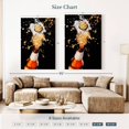 thumbnail image 4 of Elephant Stock Beer Bottle Cap Pop Wall Art - Vertical Canvas Wall Art - Living Room Wall Decor - Food And Drink Canvas - Black And Gold Decor - 32" x 48", 4 of 8