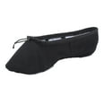 thumbnail image 2 of Herrnalise Girls Ballet Elastic Band Dance Shoes Canvas Gymnastics Flats Split Sole Shoes, 2 of 4