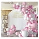 thumbnail image 1 of 107 Uds. Conjunto de decoraciones de cumpleaños rosas, globos de confeti y fondo de feliz cumpleaños, cartel de cumpleaños, telón de fondo para decoración de fiesta JM, 1 of 5