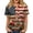 04-Khaki, variant on 250th Anniversary USA Polo Shirt for Women, 4th of July Patriotic Short Sleeve Henley Button Down Tops for Independence Day