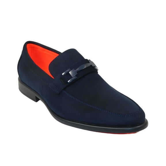 Men's TAYNO Shoes Soft Micro Suede Slip-on Loafer THE CAPRIO S Navy