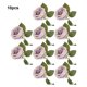 thumbnail image 3 of Bearachild 10 piezas de decoración de boda rosa-durabilidad de larga duración flores artificiales anchas ramo de novia flores falsas decoración Decoración Núcleo morado, 3 of 6