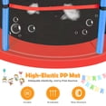 thumbnail image 3 of Patiojoy 55" Kids Jumping Exercise ASTM Certified Approved Mini Recreational Hexagonal Shape Toddler Trampolines for Kids Toy Birthday Gift Blue, 3 of 10