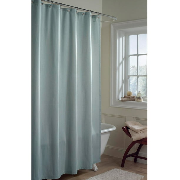 Maytex Microfiber Fabric Shower Liner, Microfiber Shower Curtain Liner