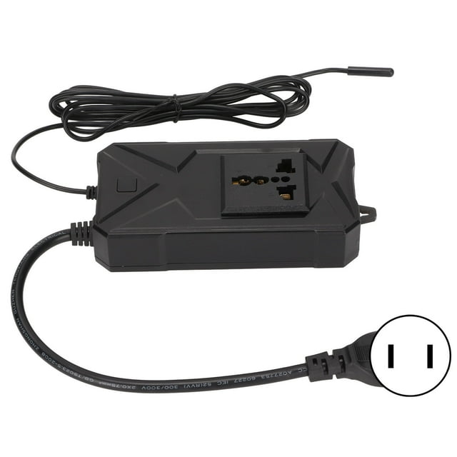 Aquarium Temp Controller, Fish Tank Thermostat Gentle Rising 2 Display Modes External Probe Indicator Light for Breeding EU Plug,US Plug,UK Plug