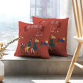 thumbnail image 6 of LALILO Throw Pillow Covers Couple Bicycle Love Valentines Day Bicycle Cushion Cover 18" x 18", 2 Pack, 6 of 6