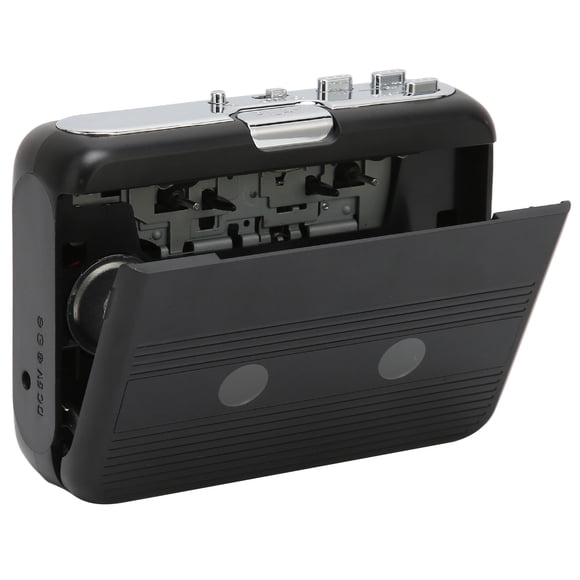 Reproductor de Casetes Portátil Con Inversión Automática, 2 Vías de Alimentación, Interfaz de 3,5 mm Y Función de Radio FM, Receptor y Transmisor 5.0