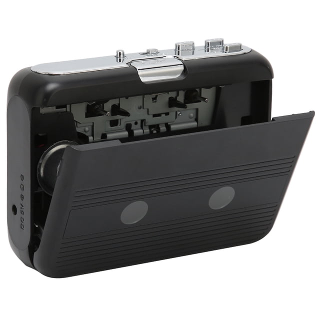 Reproductor de Casetes Portátil Con Inversión Automática, 2 Vías de Alimentación, Interfaz de 3,5 mm Y Función de Radio FM, Receptor y Transmisor 5.0