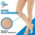 thumbnail image 6 of Made in USA - Compression Stockings for Women & Men Embolism 18mmHg - Beige, XL, 6 of 10