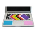 thumbnail image 4 of 2 PCS Universal Colorful Touch Pad Wrist Pads Laptop Silicone Touch Pad Mat Laptop Parts Yellow, 4 of 6
