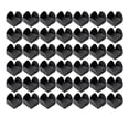 thumbnail image 1 of 200 envoltorios de chocolate, papel para bombones, bandejas de papel para postres, bases de chocolate para cumpleaños y bodas (negro), 1 of 5