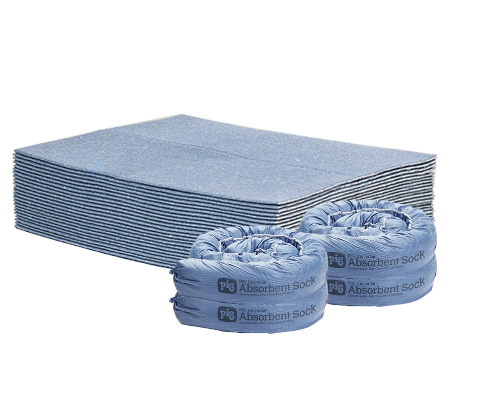 Basement Water Absorbing Kit with MildewResistant Absorbent Socks by