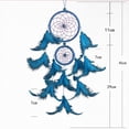 thumbnail image 4 of Wind Powe Light Wind Chime String Outdoor Solar Lighted Wind Chimes Catcher Decoration Room Feathers Hanging Dream Wall Handmade Home For Car Home, 4 of 4