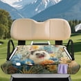 thumbnail image 3 of Uourmeti Hedgehog Floral Pattern Golf Cart Seats Cushion Lightweight, Fit for Sports Golf Carts Suitable for Club Car EZGO, 3 of 8