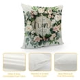 thumbnail image 4 of YINGXI Eucalyptus Leaves Throw Pillow Covers Farmhouse Decorative Pillows Polyester Linen Cushion Cases for Couch Sofa Bed Home Decor 20x20in, 4 of 5