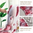 thumbnail image 4 of BZSMCE Chairs Slipcovers Dining Chair Covers Bear Wrapped in Love and Blooms Creative Pattern, 4 of 7