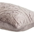 thumbnail image 5 of Parkland Collection Cristal 12x24" Quilted Fabric Throw Pillow in Brown, 5 of 7