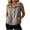 Gray, variant on Women's Sleeveless Hooded Vest Lightweight Zip Up Windbreaker with Drawstring Casual Solid Color Summer Spring Outdoor Jacket