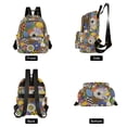 thumbnail image 4 of FORMRS Mini Backpack Purse for Women Quilted Travel Daypack Casual Shoulder Bag, Blue Floral, 4 of 7