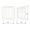 thumbnail image 3 of Dryer Exhaust Guard Vent Cover,Dryer Vent Bird Guard for Most Fan Cover,Stainless Steel Ventilation Bird Cage for Bathroom Exhaust Ventilation Fan(5*7Inch,Black), 3 of 3