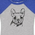 thumbnail image 4 of Inktastic French Bulldog Portrait Boys or Girls Baby Bodysuit, 4 of 5
