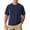 #Dark Blue, variant on Men's Color Block Short Sleeve Crew Neck Athletic T-Shirt,Black,Big Men's,Tall Men's XXL,Young Men's T-shirt