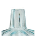 thumbnail image 2 of Northlight 11" Transparent Blue Glass Pumpkin Pillar Candle Holder, 2 of 2