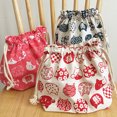 thumbnail image 2 of Bolsa de almuerzo de gato de la suerte, caja Bento portátil con cordón, caja de almacenamiento para niños, bolsa refrigeradora, bolsa de almacenamiento de vajilla, bolsa de Picnic para acampar, 2 of 5