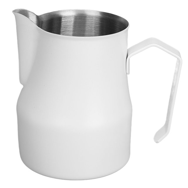 Coffee Milk Frother Cup, Coffee Steaming Pitcher Milk Frothing Cup With Handle Easy To Pour Coffee Milk Frother Cup Portable Steamer Frothing Pitchers Coffee Cup For Coffee Making