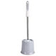 thumbnail image 2 of Juego compacto de cepillos para inodoro con soporte | Limpieza de 360 grados para baños de casa, oficina y escuela | Diseño de plástico rosa o gris | Organización que ahorra espacio, 2 of 6
