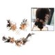 thumbnail image 2 of 1 Juego de banda para el cabello floral seco, joyería de moda, hermosos adornos para el cabello, horquilla de flores para boda creativa para Sunnimix Accesorios para el cabello de la novia de la boda, 2 of 8