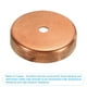 thumbnail image 4 of Tapa de extremo de cobre Uxcell, conexión de tapón de soldadura para tuberías de agua, fontanería, HVAC, sistema de refrigeración 1.64 pulgadas 5, 4 of 5