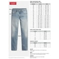 thumbnail image 4 of Levi Strauss Signature Men's Straight Flexible Waistband Jeans, 4 of 4