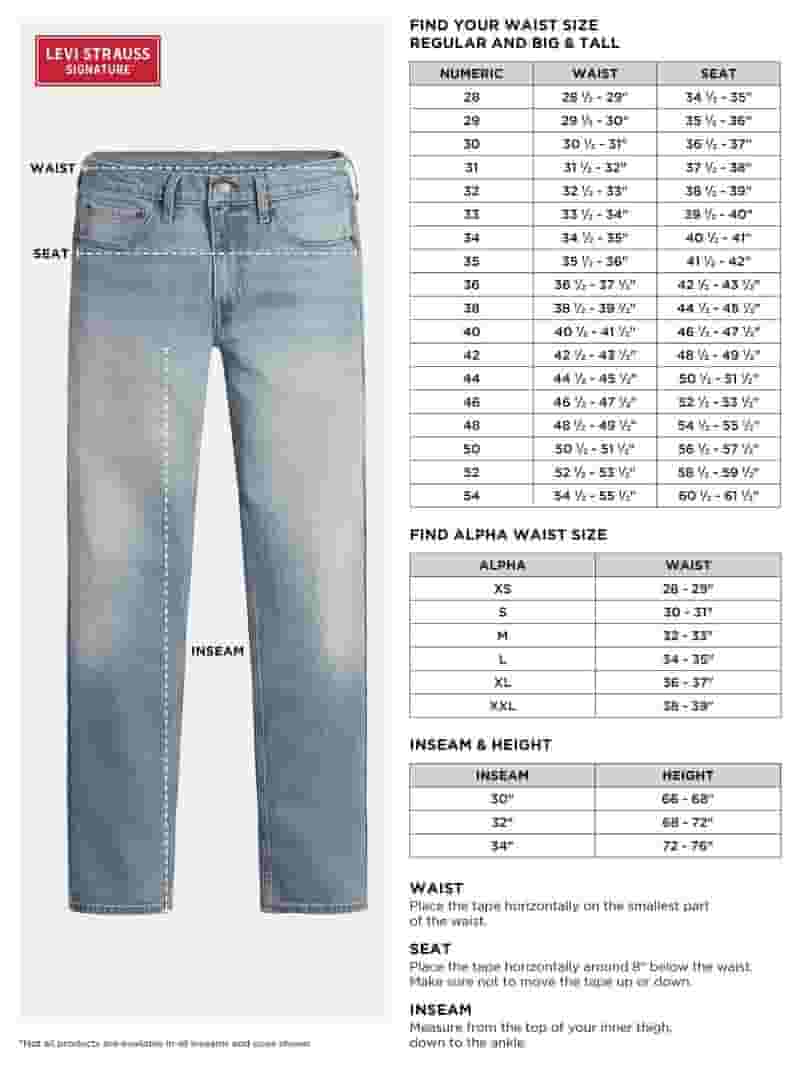 Size Chart 29 Is What Size Jeans Mens Eur Size Jeans Sizing Chart