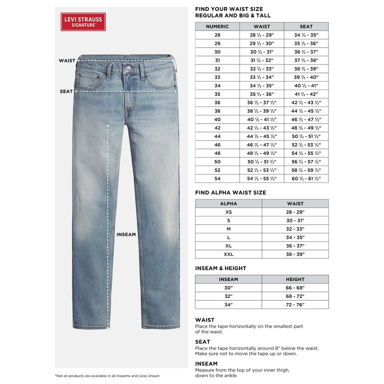 Levi Strauss Signature Men's and Big and Tall Athletic Fit Levi Strauss Signature Men's and Big and Tall Athletic Fit