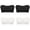 2Black++2White, variant on 4-Pack Women's Strapless Push Up Bandeau Bra Non-Slip Wireless Padded Seamless Comfort Tube Bra