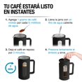 thumbnail image 4 of CASA LITUS Prensa Francesa de Vidrio 1 Litro con &Eacute;mbolo de Acero Inoxidable F&aacute;cil de Lavar, Cafetera con Cubierta Antideslizante, Dise&ntilde;o Moderno, para Caf&eacute;, 4 of 8