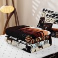 thumbnail image 5 of Erosebridal Western Cowboy Zipper Full Size Comforter Sets with Fitted Sheet and 2 Pillowcases for Women Men, Brown Tribal Abstract Print Zipper Bedding Set, Reversible, 4pcs, 5 of 7