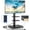 Black with Power Outlet & 2 Shelves, variant on RTVR Rolling TV Stand for 32 to 75 inch TVs, ±25° Swivel Adjustable Mobile TV Stand for Bedroom, Corner, Small Dorm, Modern Portable Corner TV Stand with Upgraded Wheels,Black