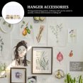 thumbnail image 4 of OULII 1Set Picture Hanging Kit Heavy Duty Picture Hooks for Drywall Art Display Various Shapes 4.3X0.7In, 4 of 8