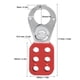 thumbnail image 4 of Steel Lockout Hasp, Safety Clamp, 6 Hole Lockout, Steel Row, Multi-Management, Nylon PA, 4 of 4